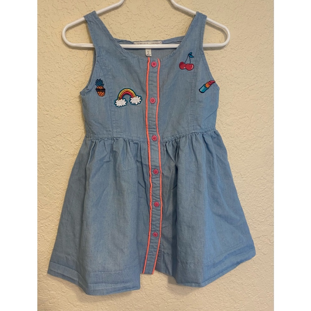 Love @ First Sight Girls Patch Dress